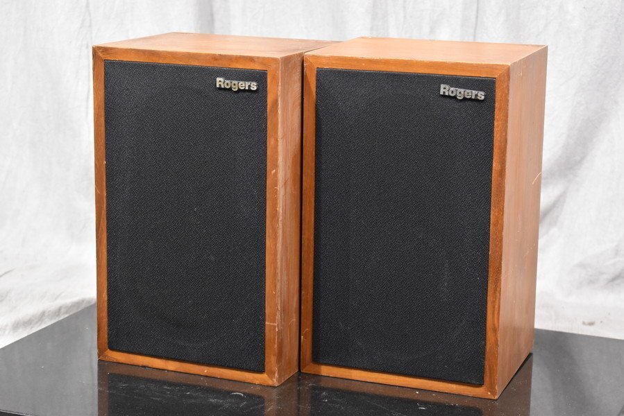 中古】Rogers スピーカー STUDIO 2a ペア スタンド付き □ 45CF4-1の