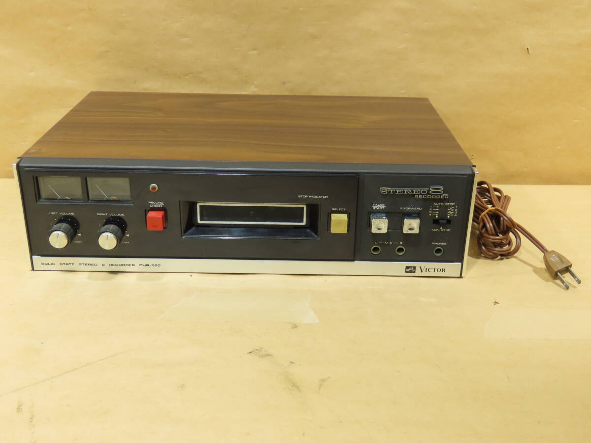ジャンク品☆Victor／ビクター K-A1000／8トラックカラオケ 80W