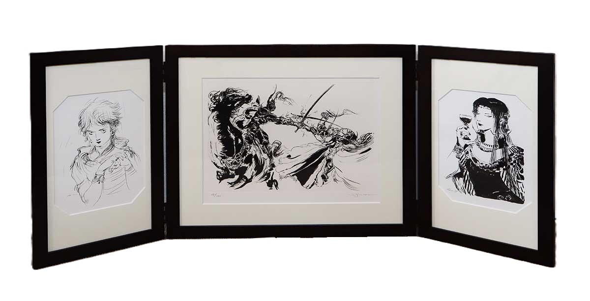 K141 【池下昌徳 銅版画 エッチング】直筆サイン 独自の世界観 真作