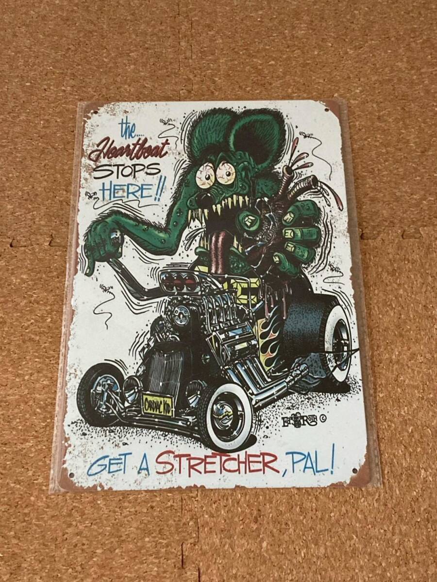 新品】☆US直輸入 特大フラッグ ラットフィンク rat fink ホットロッド