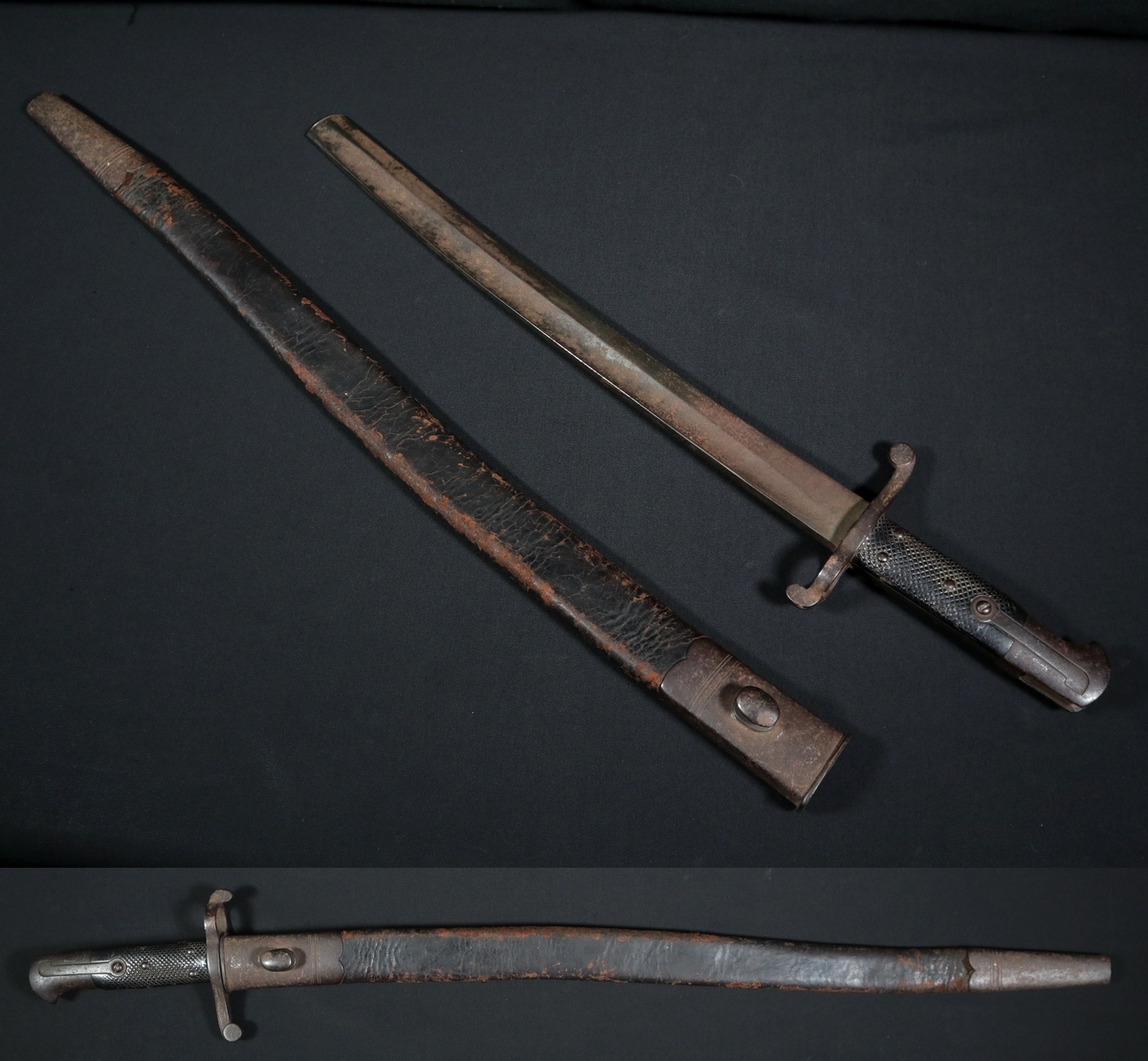 ○】幕末~明治維新！菊文入：『ヤタガン式：銃剣』・エンフィールド銃