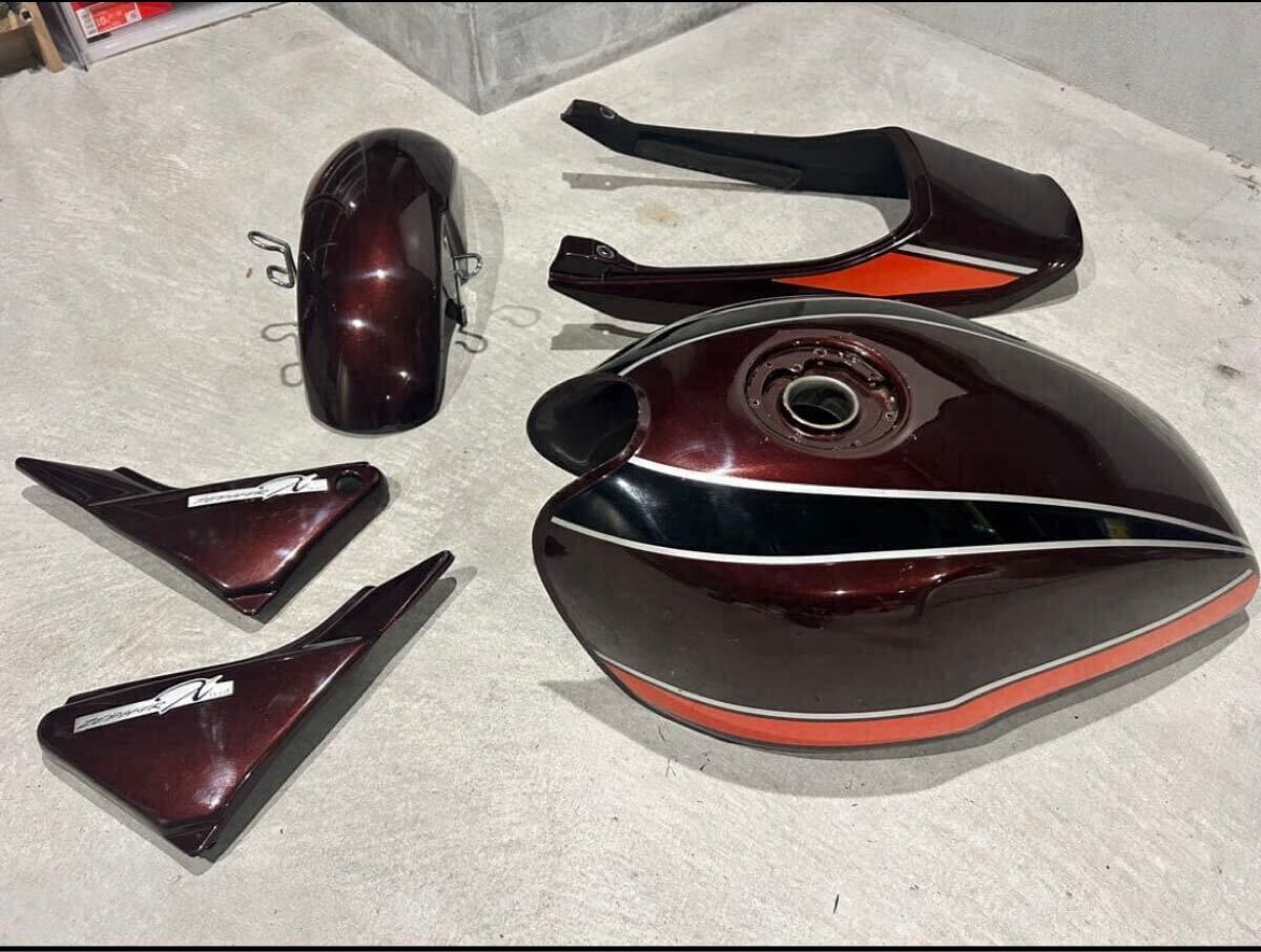 ゼファー1100 ZEPHYR 1100 カワサキ純正 テールカウル 火の玉カラーの