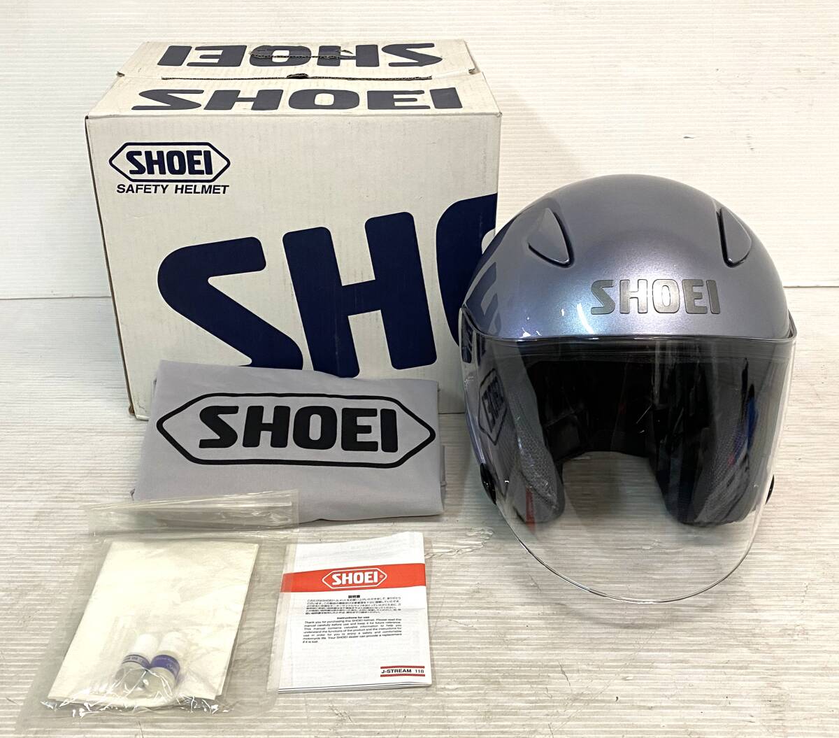 SHOEI J-FORCE2 JACK ショウエイ ジェット ヘルメット ブルー Mサイズ 