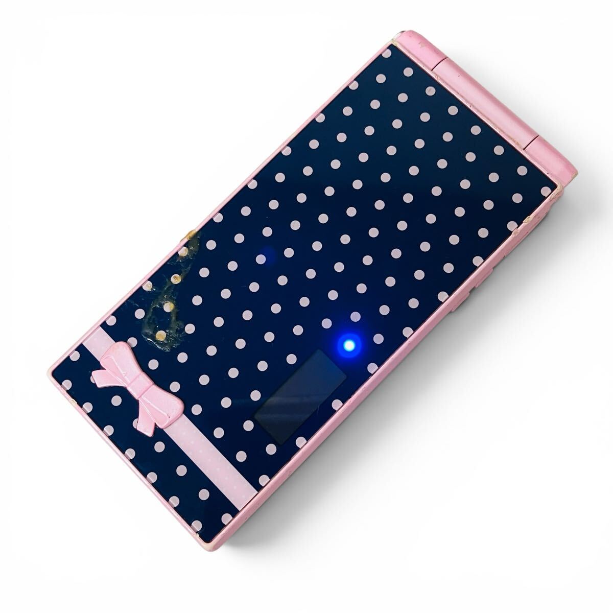 中古】docomo 携帯 F06D Girl's STYLE series ニコラコラボ ハッピー