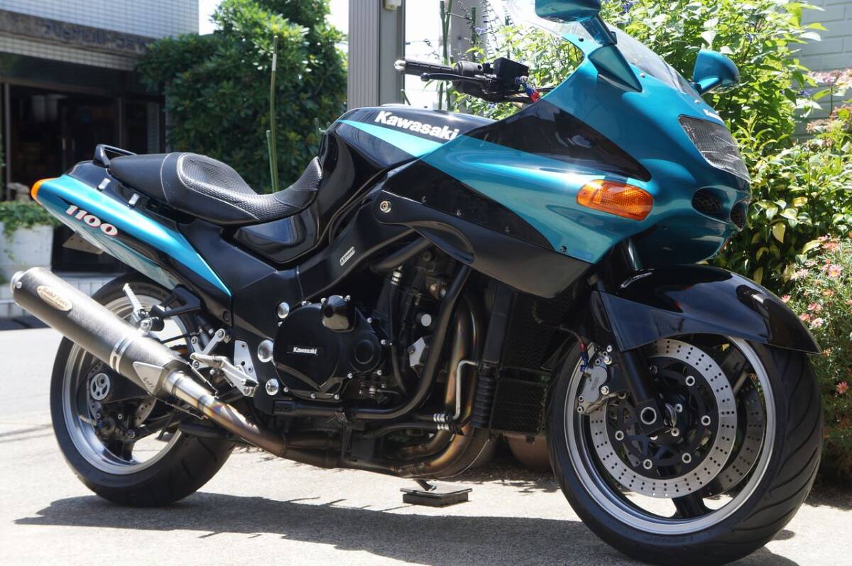 横浜～ Kawasaki ZXR250 1993年モデル C3 ライム カスタム 綺麗 好調の