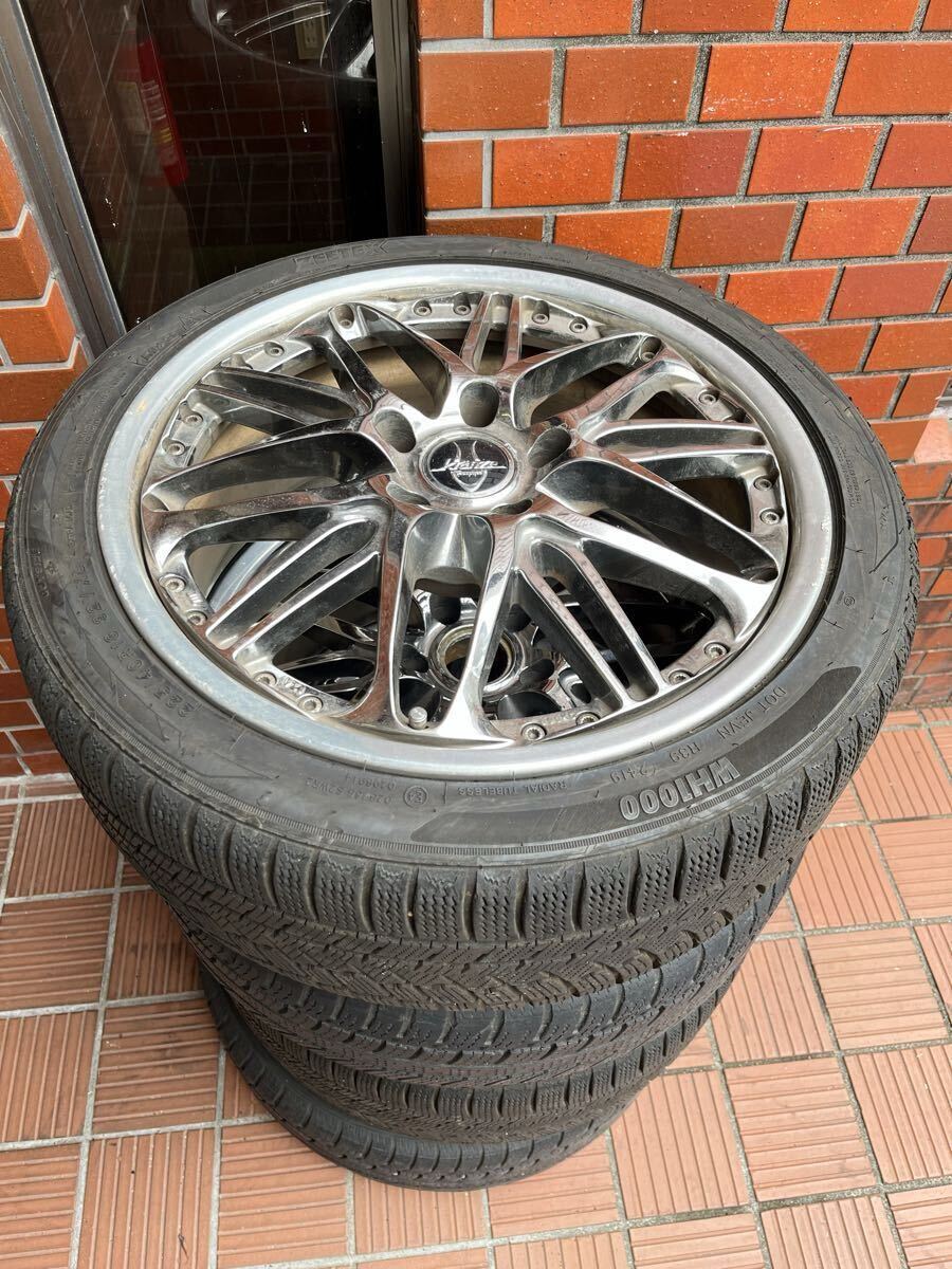 weds Kranze ブォルフェス 超深リム 11.5J-23 新品タイヤ付き 2本