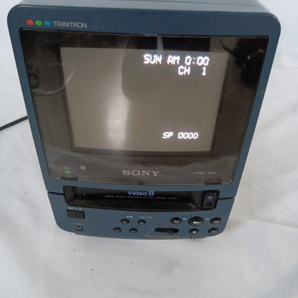 FUNAI 船井電機/フナイ 10型テレビデオ VC-10B ビデオデッキ 動作