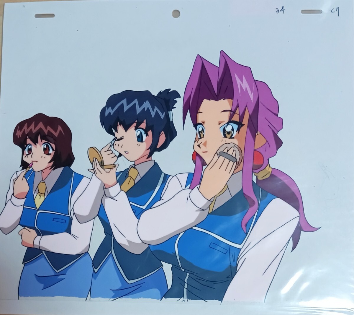 アキハバラ電脳組(豪徳寺じゅんブラッドファルコン)セル画入浴中胸ぷか