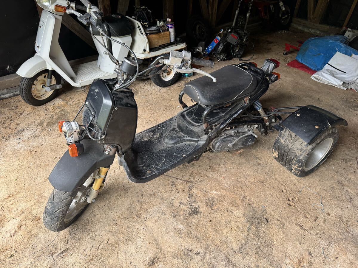 人気！日本製！ホンダ　ズーマートライク　ノーヘルOK 兵庫】2人乗りOK！ノーヘルOK！ズーマー風トライク バックもできます