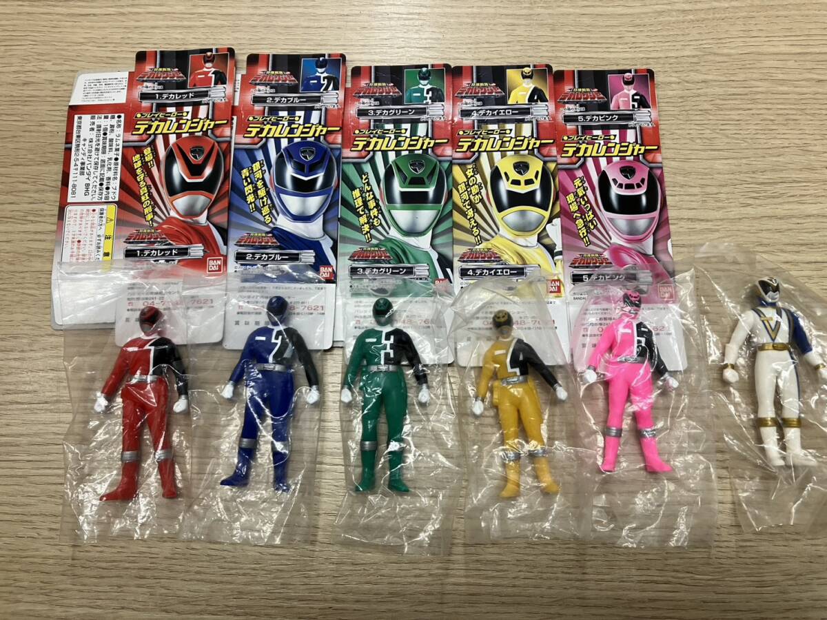 中古】特捜戦隊デカレンジャー プレイヒーローてれびくん限定7体セット