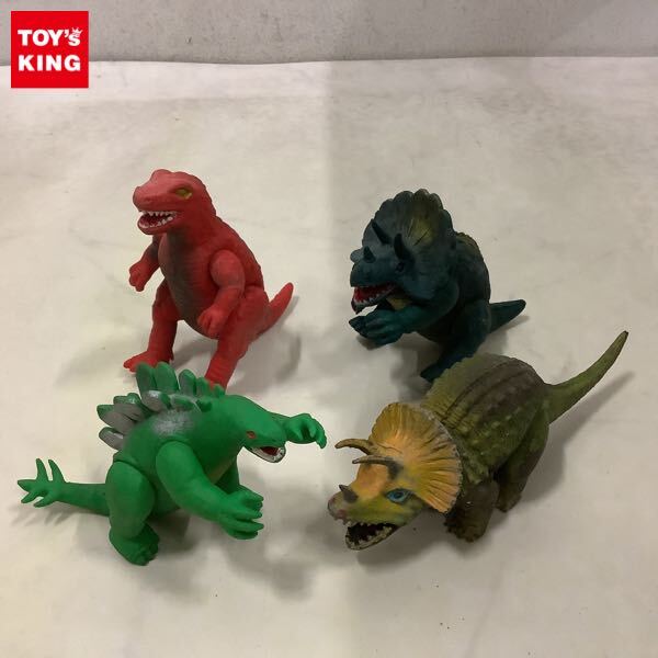 三浦トーイ パチ怪獣 恐竜 ソフビ コマツドン ブルマァク マルサン