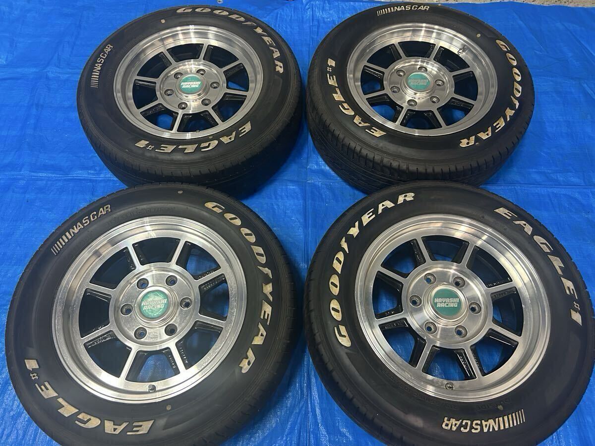 中古】ハイエース 200系 タイヤホイール4本セット 中古 6穴 215