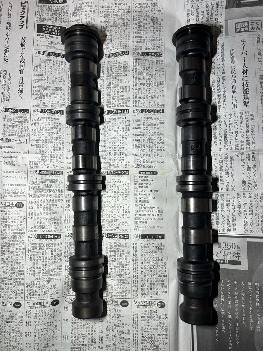 F6Aツインカム DOHC カムシャフト　カムカバー CR22S HA21S ハイカム K6A アルトワークス 旧規格 HA21S 詳細不明格安処分 ベースに