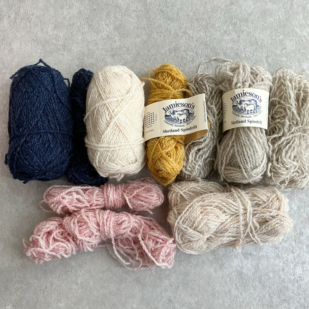 新品】Jamieson's Spindrift (ジェイミソンズ・スピンドリフト) 糸見本