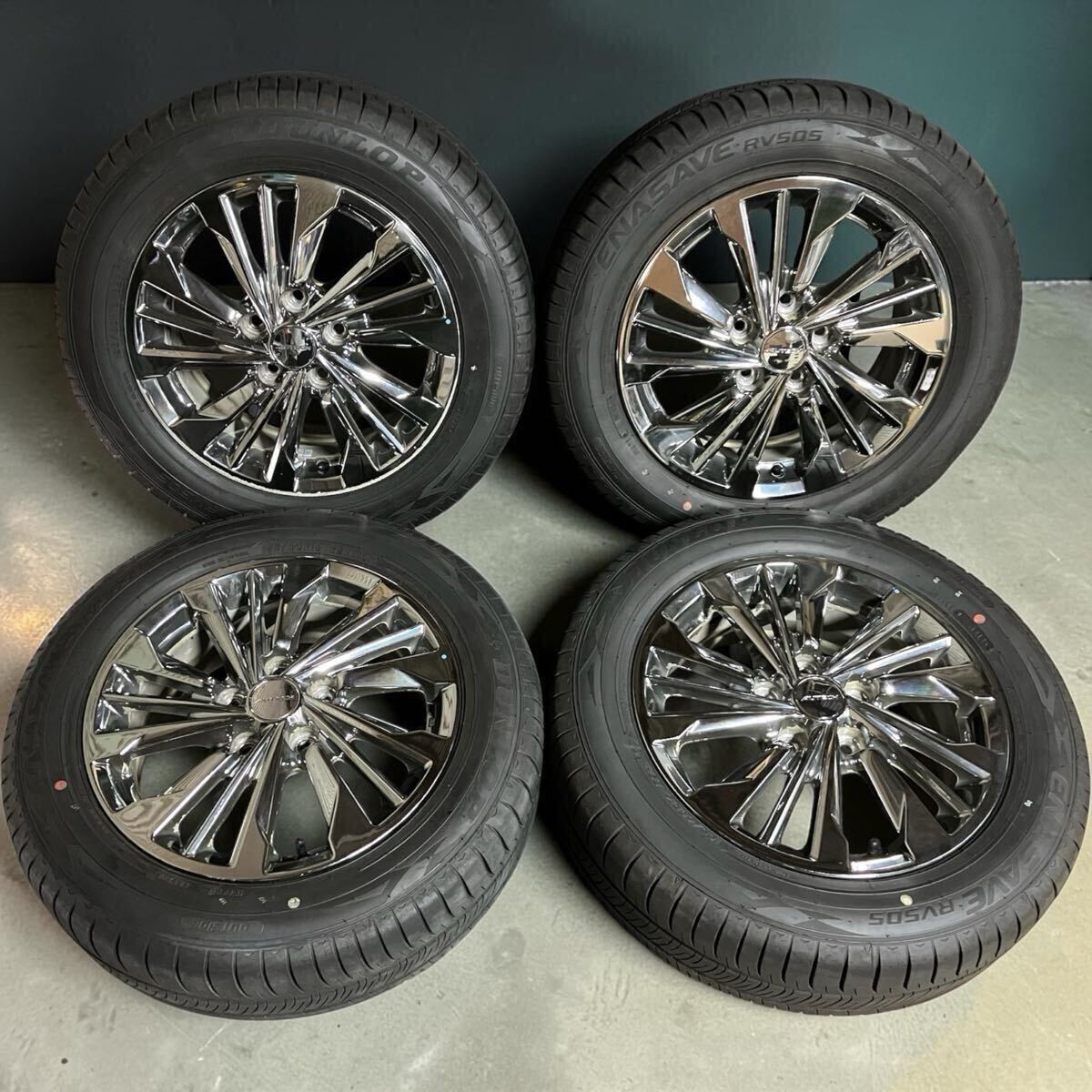中古】セレナ C27 AUTECH 純正 アルミホイール メッキ ライダー