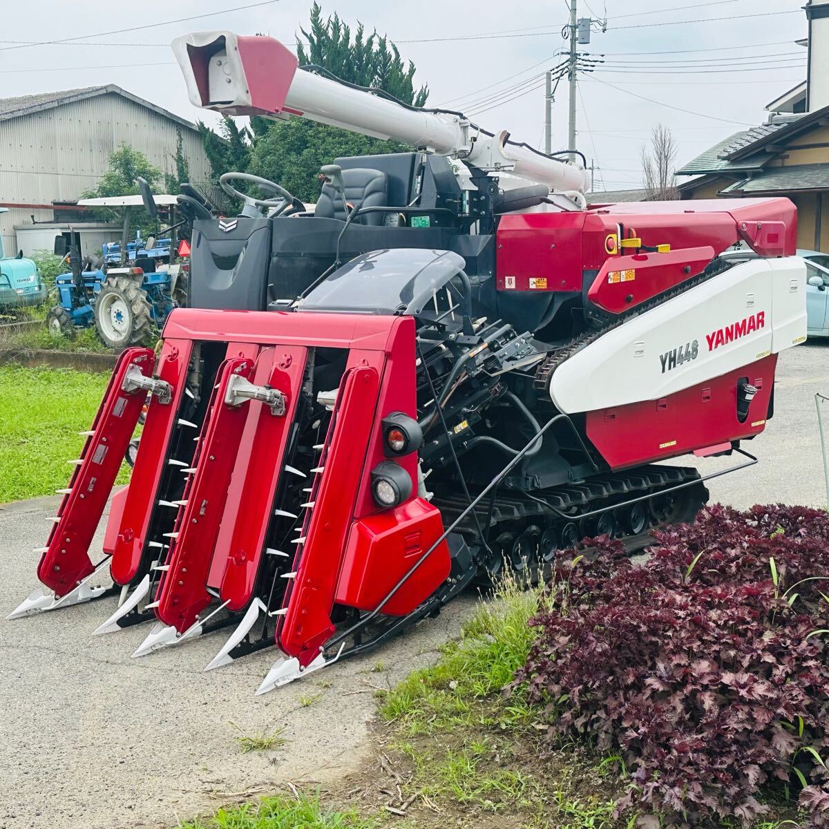 中古】三重 中古 ヤンマー コンバイン CA355 4条刈 35馬力 733.4時間