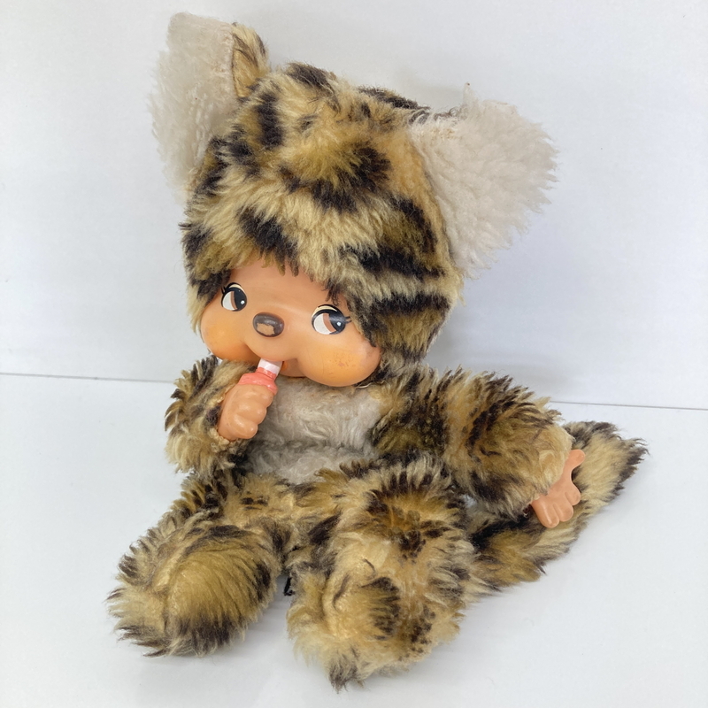 ぬいぐるみ】レア セキグチ レインボー モンチッチ うさぎのチムたん