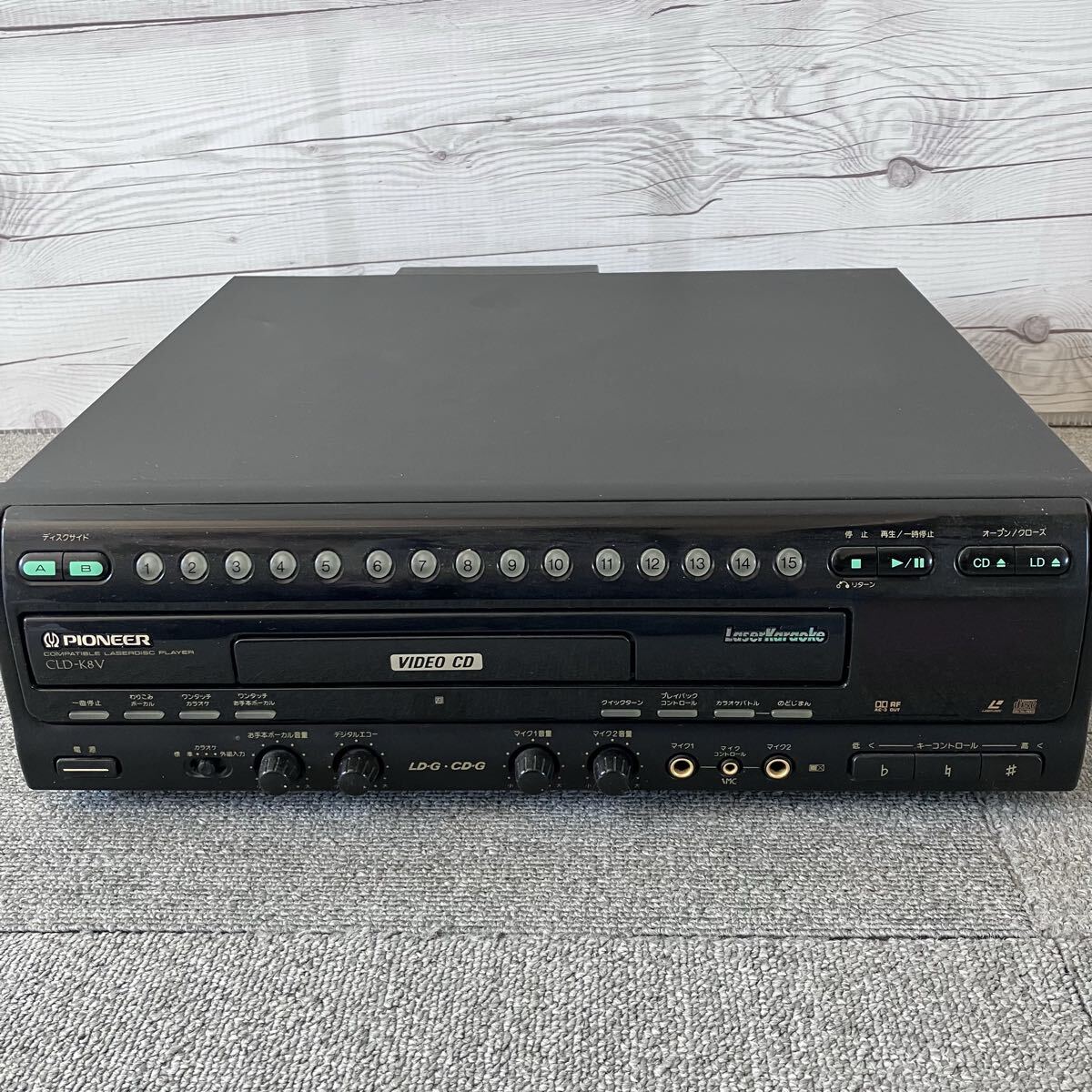 ◇ 中古・現状品【レーザーディスク LD カラオケ パイオニア】マイク+