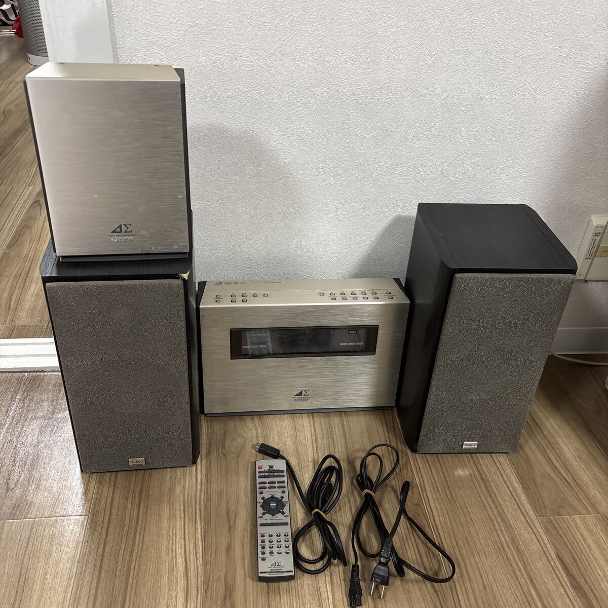 ジャンク品 SHARP シャープ システムコンポ VZ-V4 説明書付き◇RP-V4