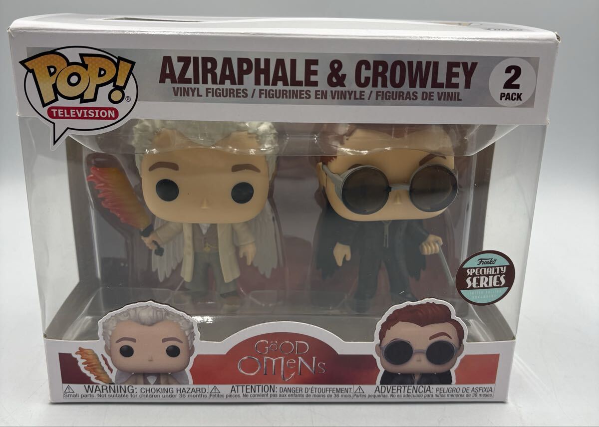新品】グッド・オーメンズ キーホルダー アジラフェル コスプレ 飾り
