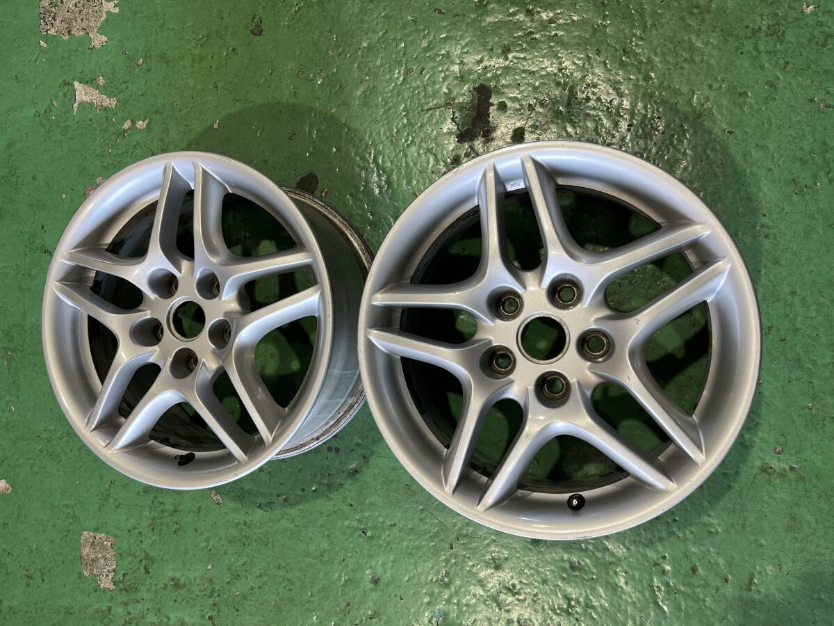 日産 C34型 ステージア純正 アルミホイール 4本 16×7JJ +40 PCD:114.3