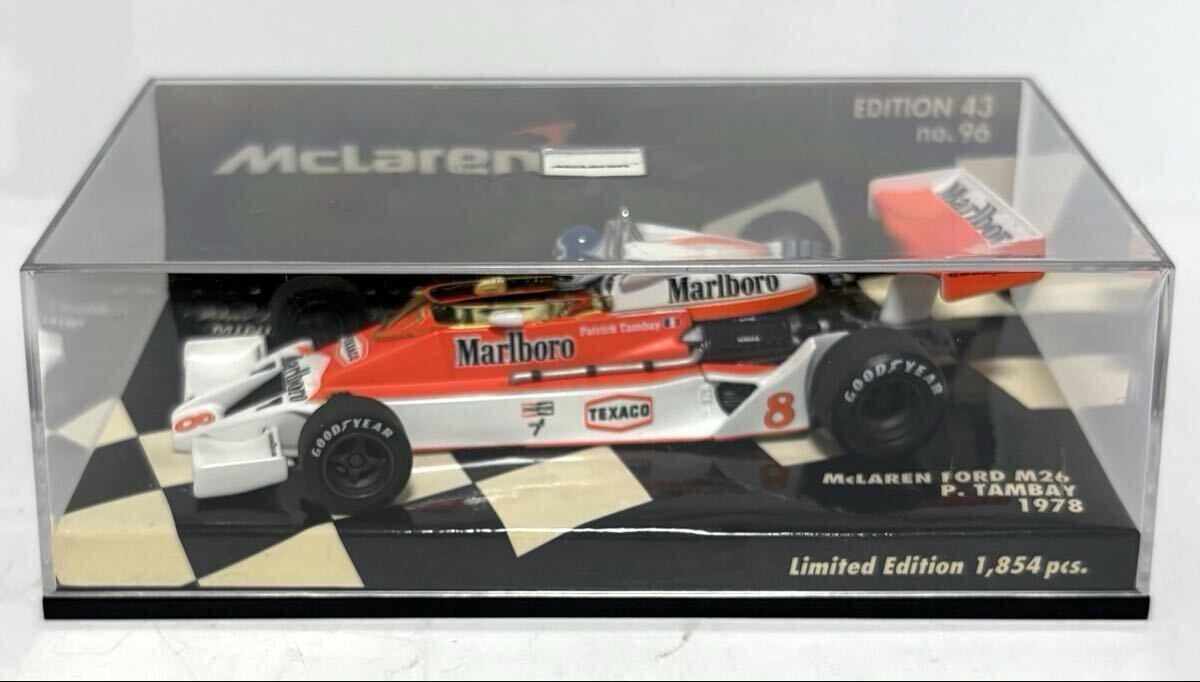 マクラーレン F1 GTR 4th ル・マン 1996 ミニチャンプス　1/43 中古】ミニチャンプス1/43 マクラーレンF1 GTR 4th ルマン 1996 #30の