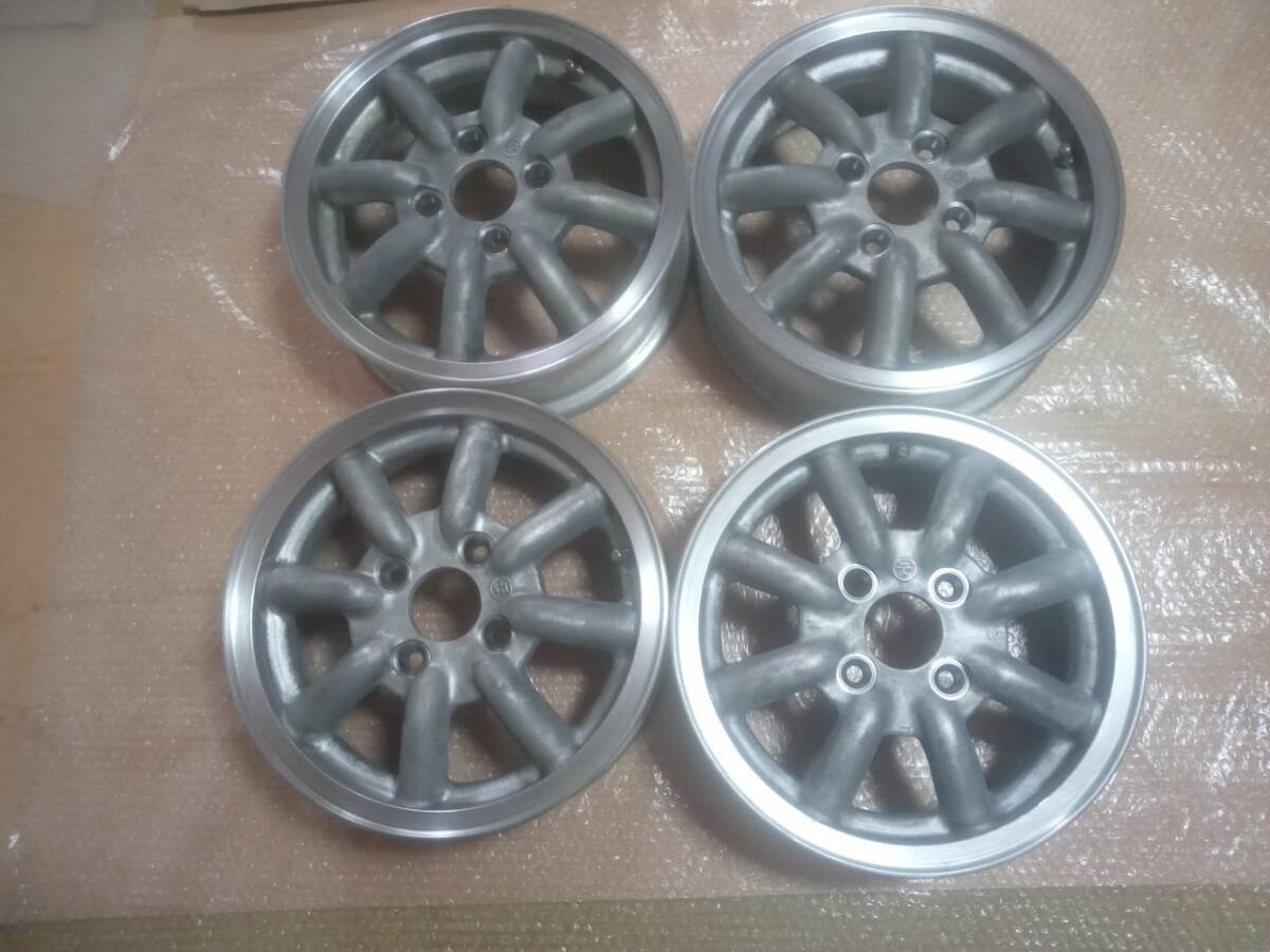 新品】ブラックレーシング14inc×6J pcd100 offset＋40と新品タイヤ165