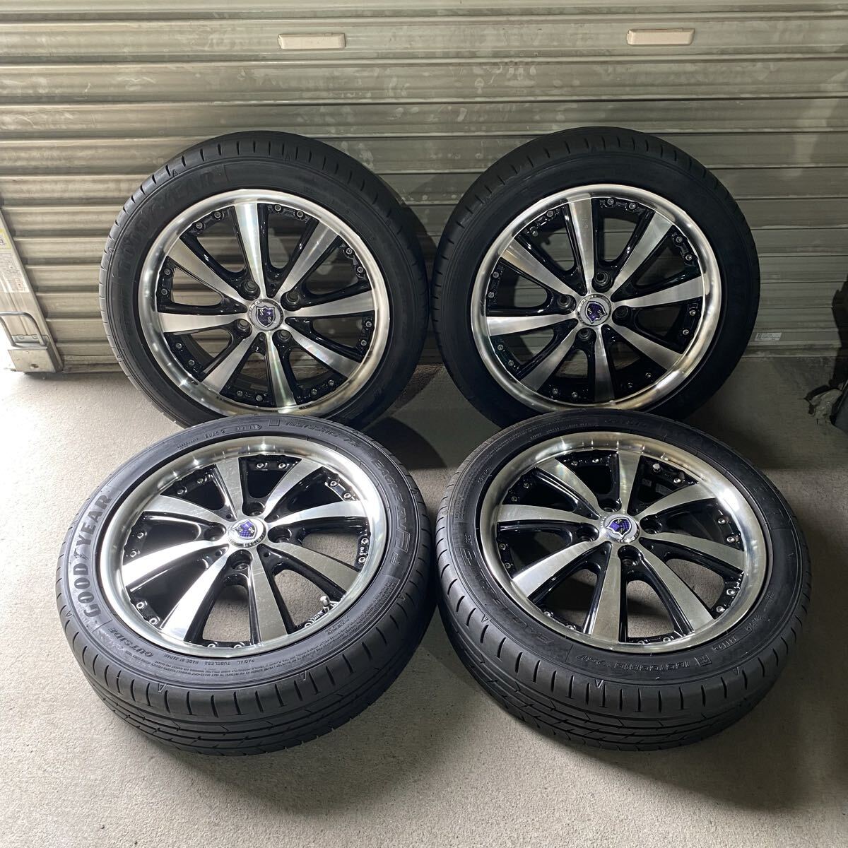 15インチ タイヤホイール 4本set PCD100 4穴 5J ET45 165/50/15