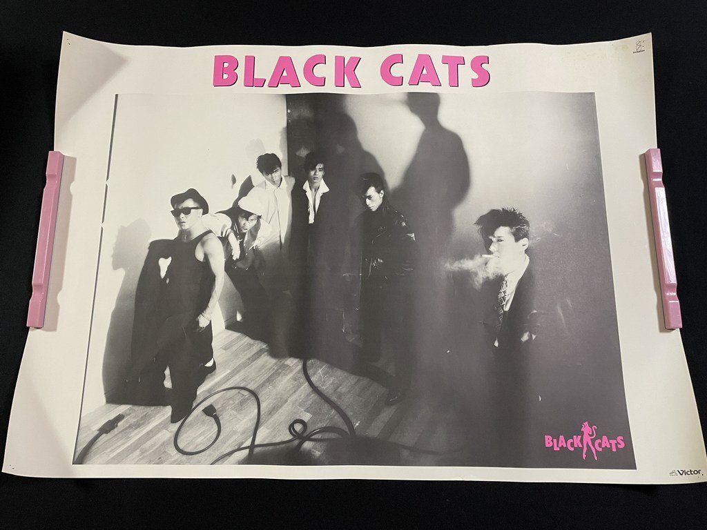 M☆希少!!当時物!!【BLACK CATS/ブラックキャッツ】特大ポスター