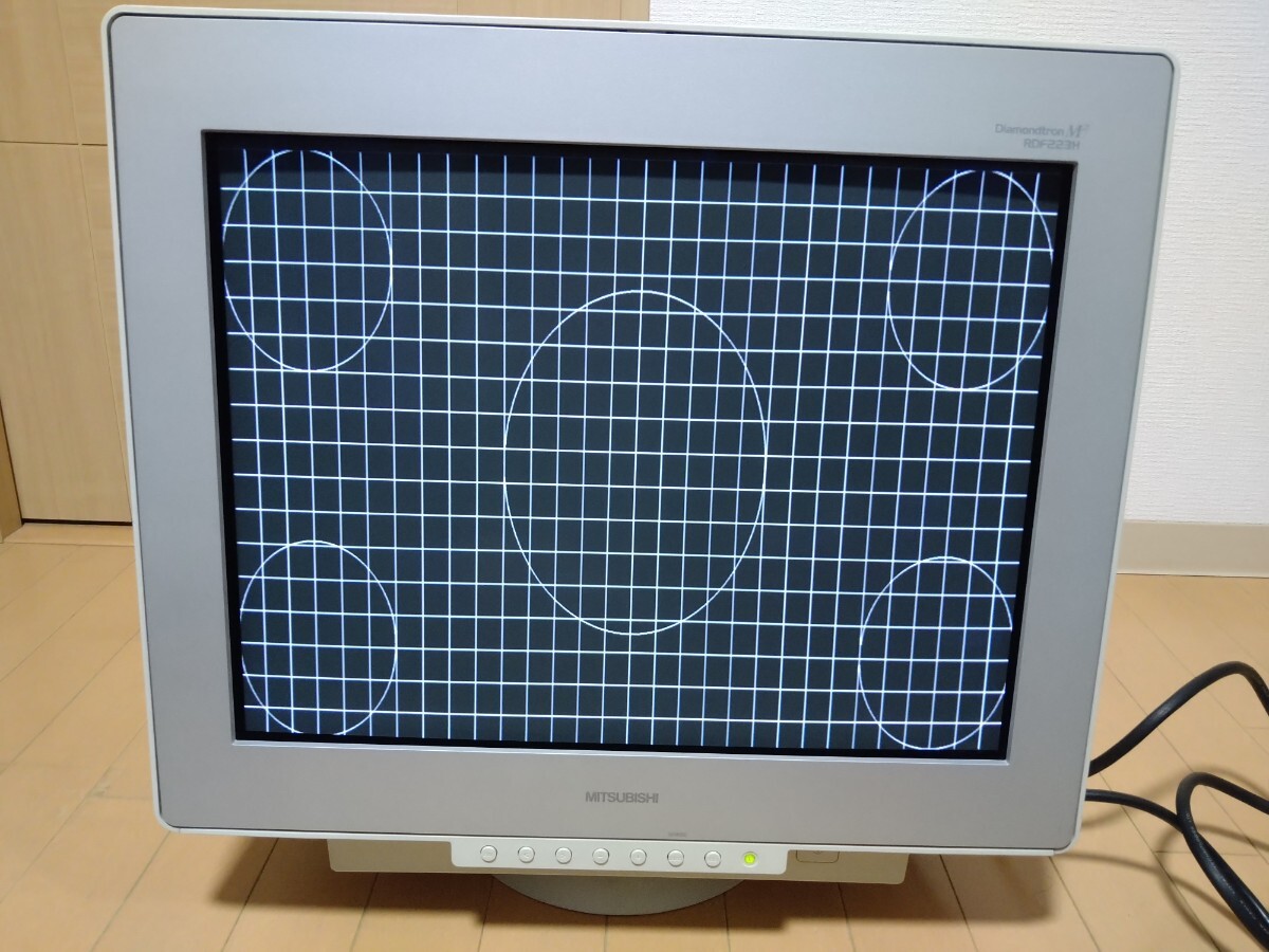 三菱電機 CRTモニター RDF223H 希少品【動作確認済み】 中古動作品 三菱 22インチ CRTディスプレイ RDF223H ダイヤモンド