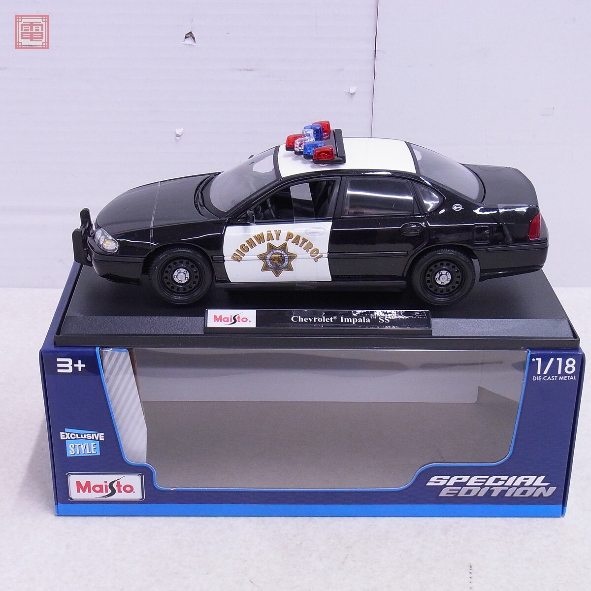 中古】ICHOKO イチコー ブリキ BUICK HIGHWAY PATROL ビュイック