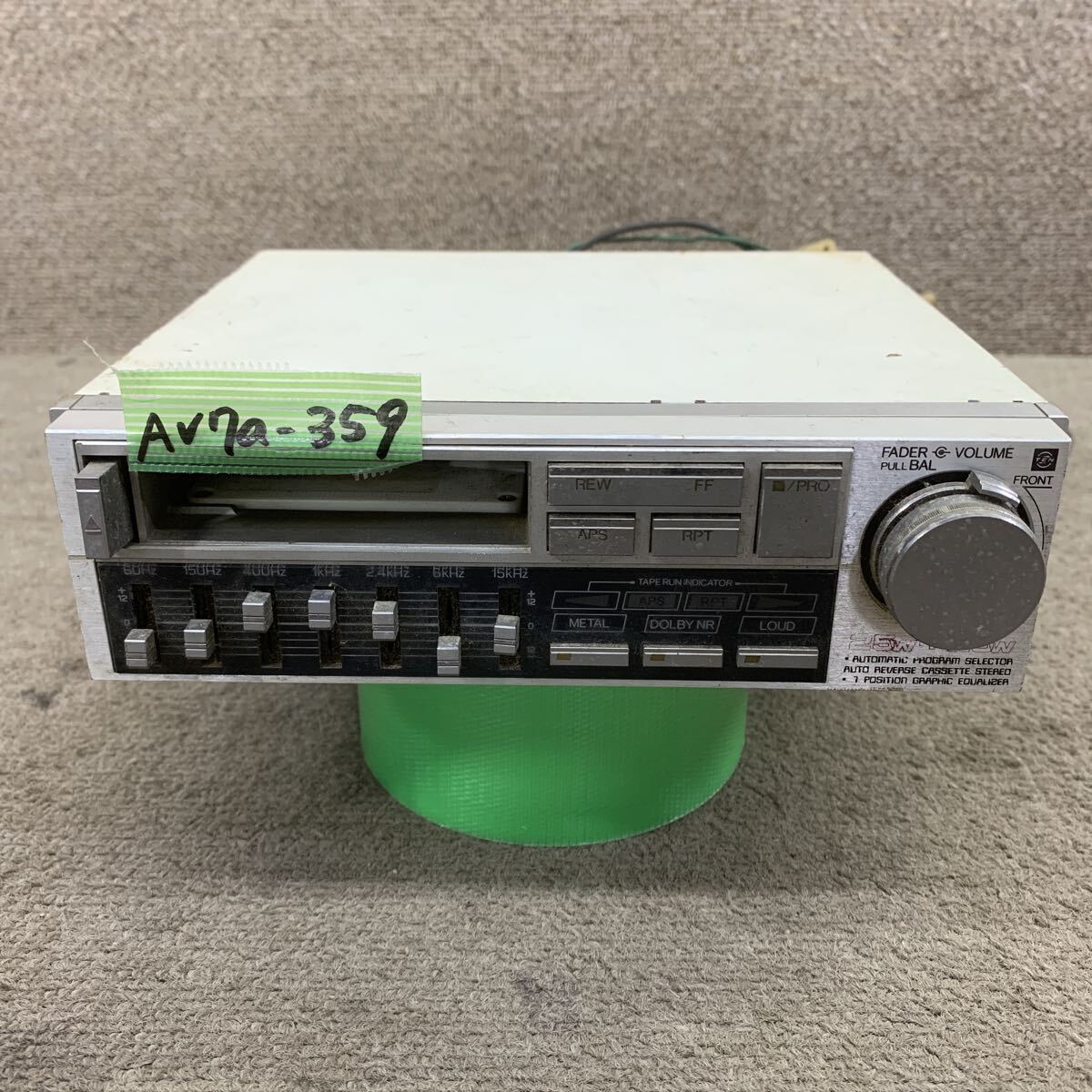 中古】当時物 FUJITSU TEN 富士通テン カセットデッキ α6700Z DSP