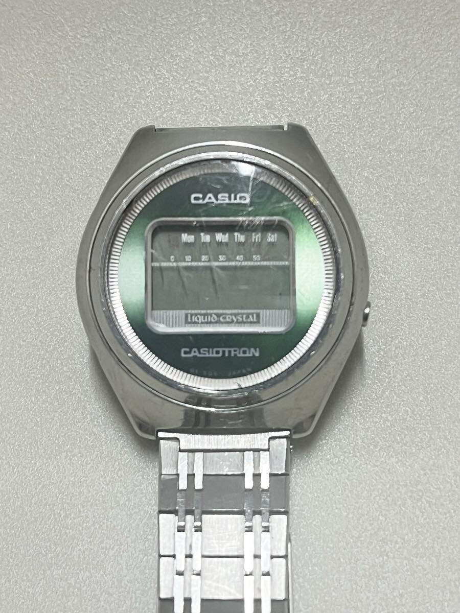 1円スタート! 希少 美品 レトロ CASIO カシオ CASIOTRON カシオトロン