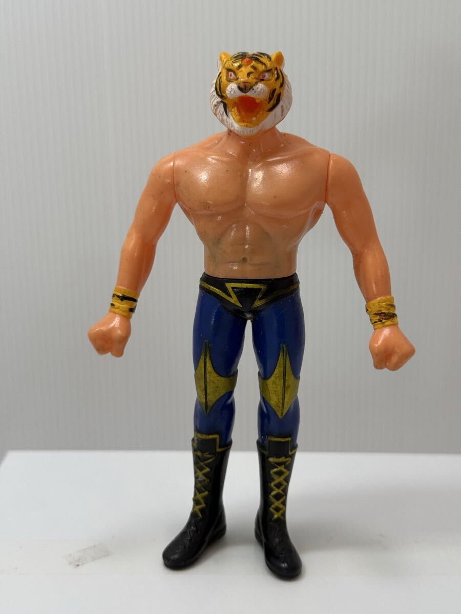 タイガーマスク②59-8当時物 プロレス 悪役 ソフビ人形 ザ・レッド