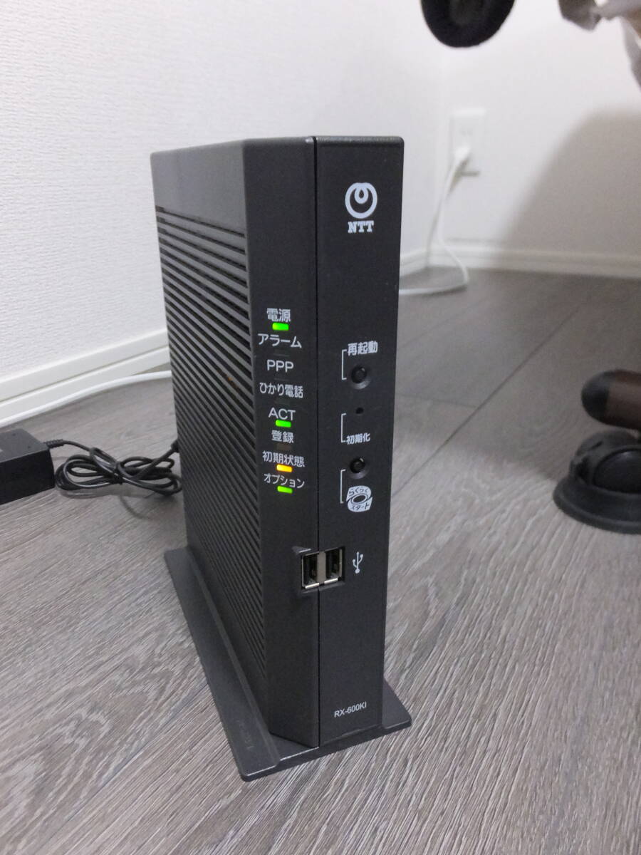 NTT RX-600MI ホームゲートウェイ 本体のみ【保証付/即日出荷/引取可