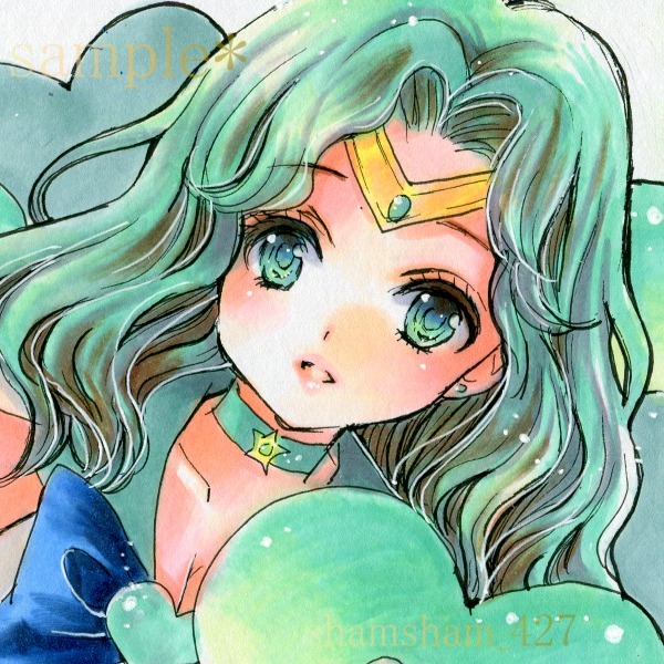U5 美少女戦士セーラームーン 原画 天王はるか 海王みちるの落札情報