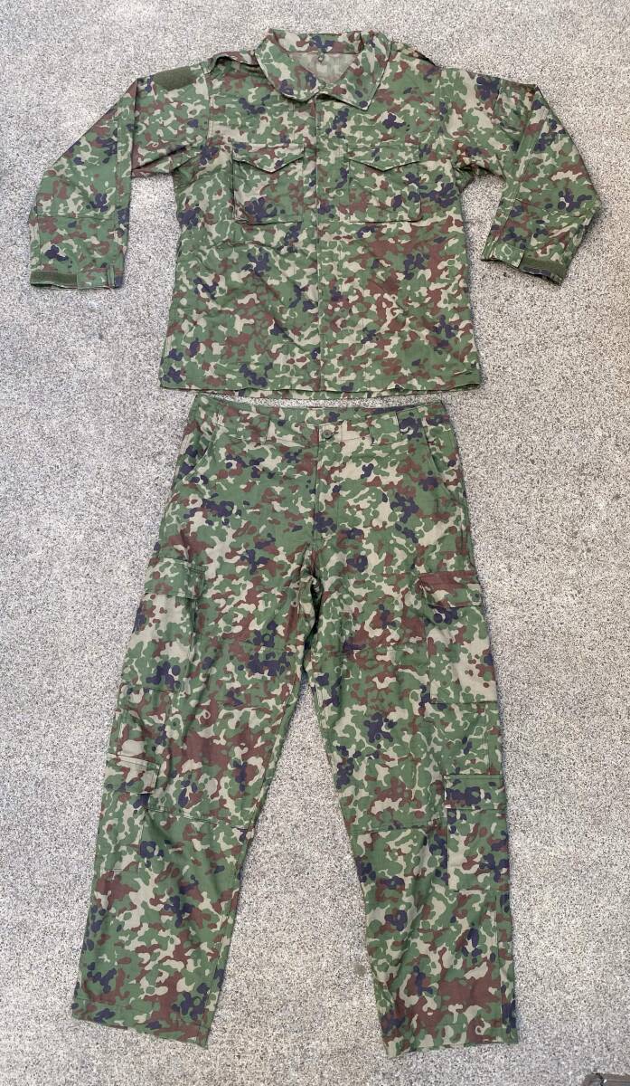 ◎送料無料◎陸上自衛隊 迷彩服1型熊笹迷彩作業服上下セット サイズ