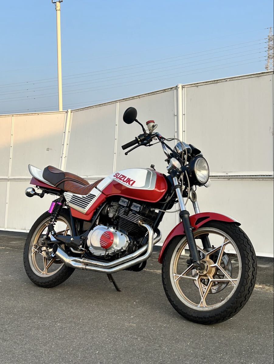 GSX 250 L アメザリ 吸い込み 旧車 当時 ケツあげ ② 検）GS CBX バブ