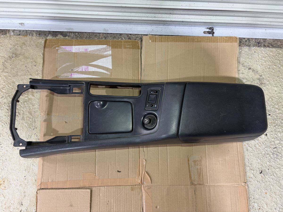 中古】純正OP 加工 S13 シルビア 180SX センターコンソールボックスの