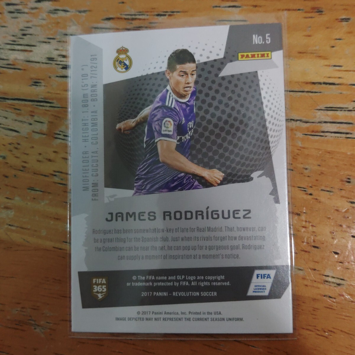 中古】PANINI SELECT 2017-2018 ハメス・ロドリゲス 直筆サインカード