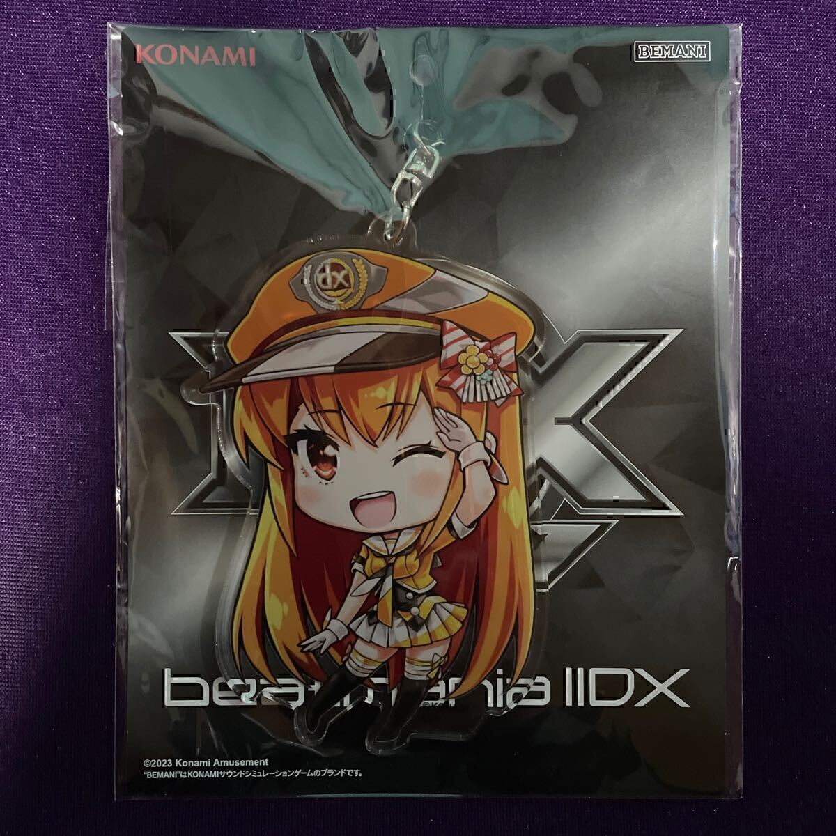 やや傷や汚れあり】ビートマニア beatmania IIDX ラバーキーホルダー