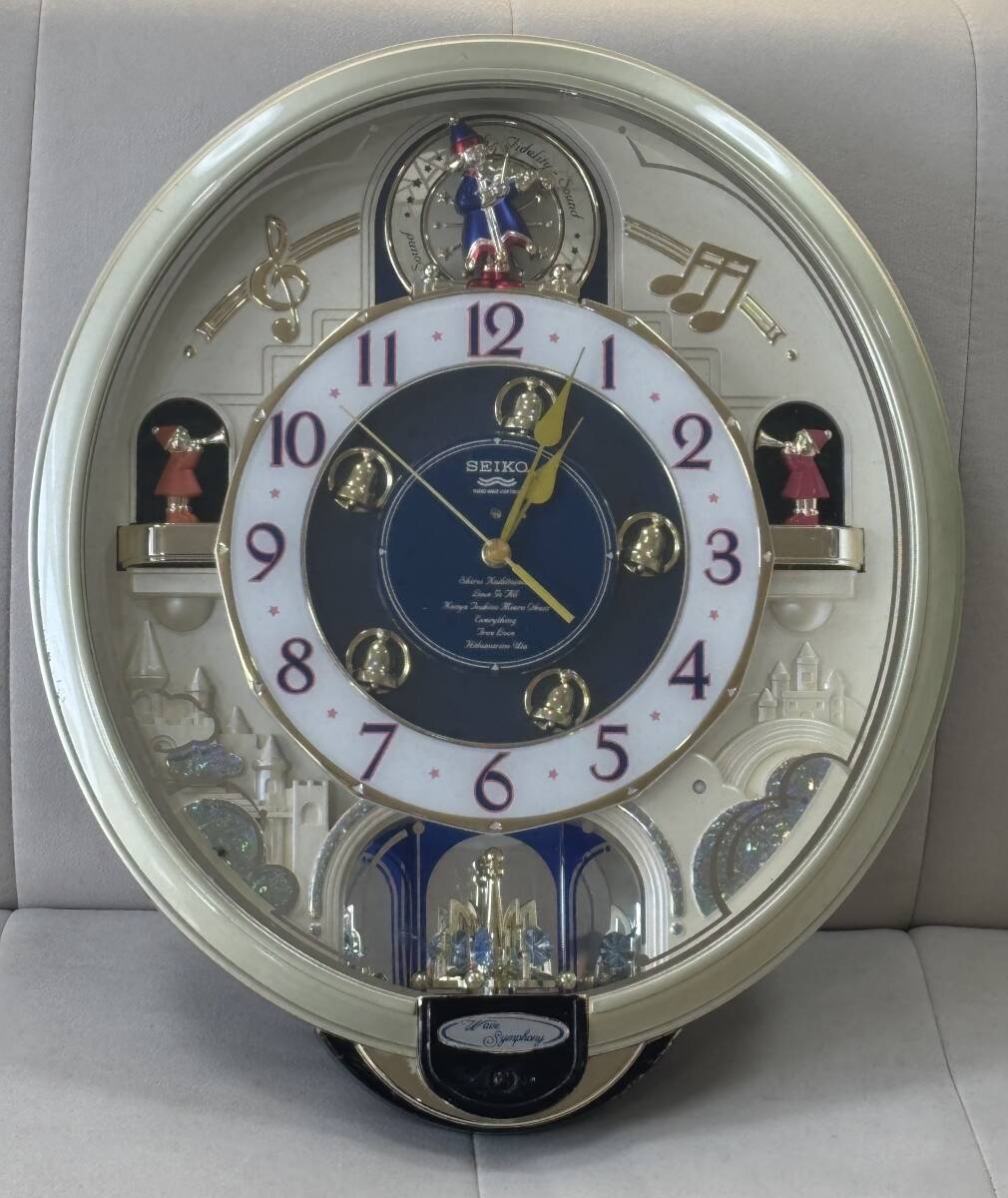 新品】セイコー からくり 時計 シンフォニー RE503B 未使用保管品の