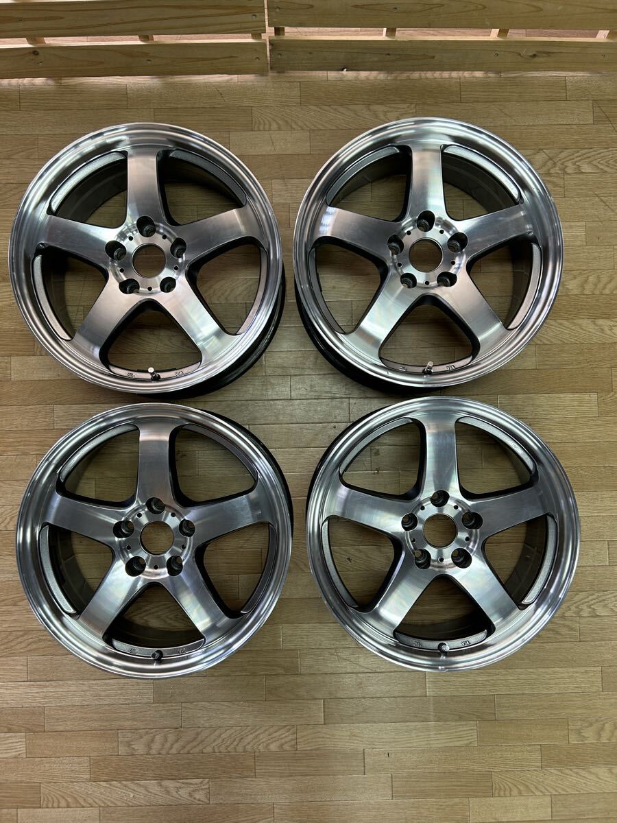 A-TECH モノブロック ファイナルスピード 17インチ 9J+27 PCD:114.3-4H