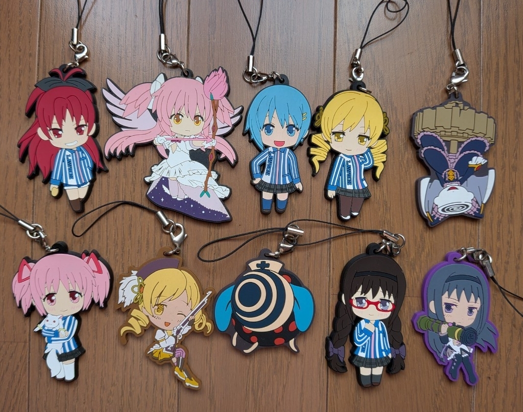 新品】魔法少女 まどか☆マギカ ラバーストラップ 7点セット 魔女