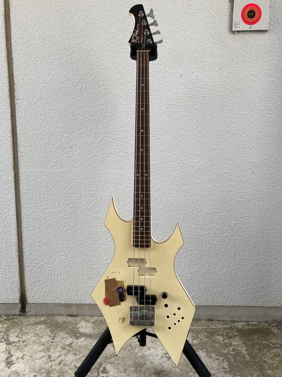 超希少 B.C.Rich WARLOCK エレキベース スルーネック 木目 リバース