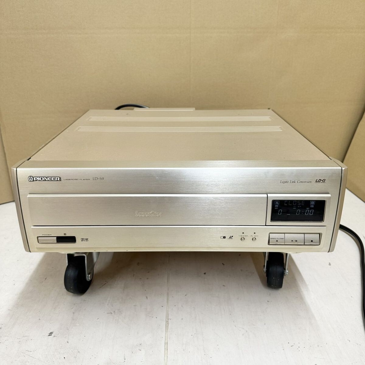 【希少の逸品】Pioneer LD-S1 高級レーザディスクプレーヤー 最高級リファレンス機/美観/動作品】PIONEER LD-S1 パイオニア