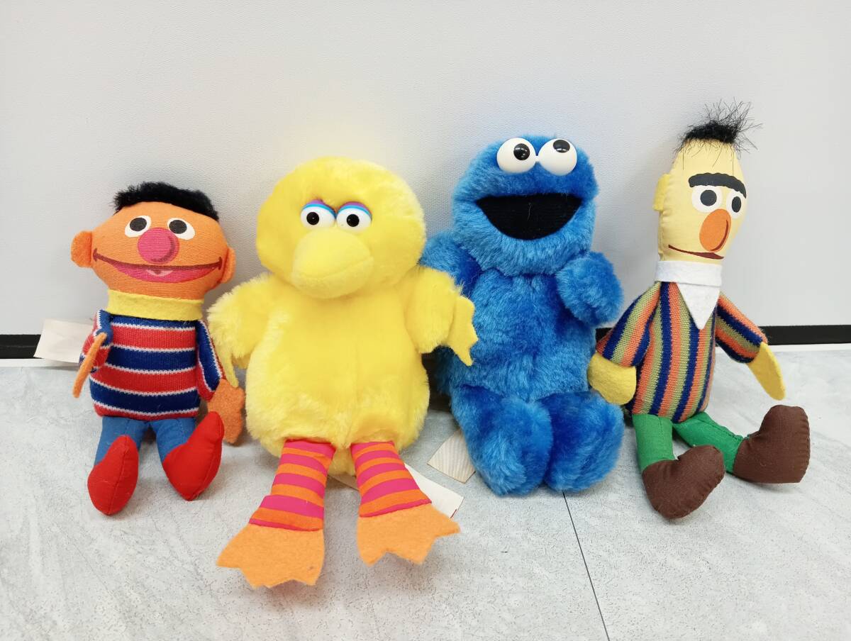 セサミストリート バート ぬいぐるみパペット ヴィンテージ アプローズ