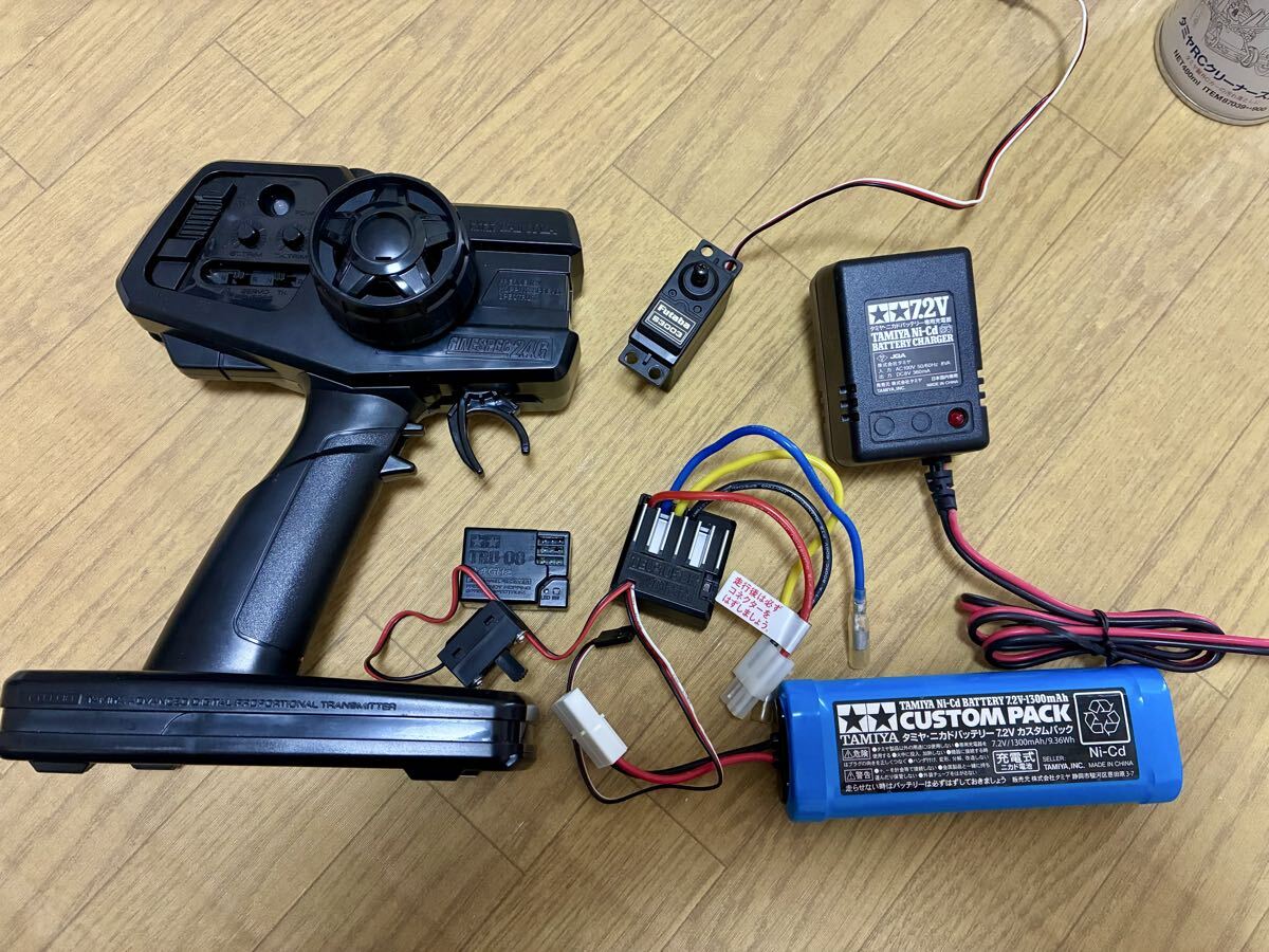 TAMIYAラジコンセット【シャーシセット『TRU08』・プロポ『TTU08』】 新品】【新品】タミヤ『受信機：TRU-08＆送信機：TTU-08セット
