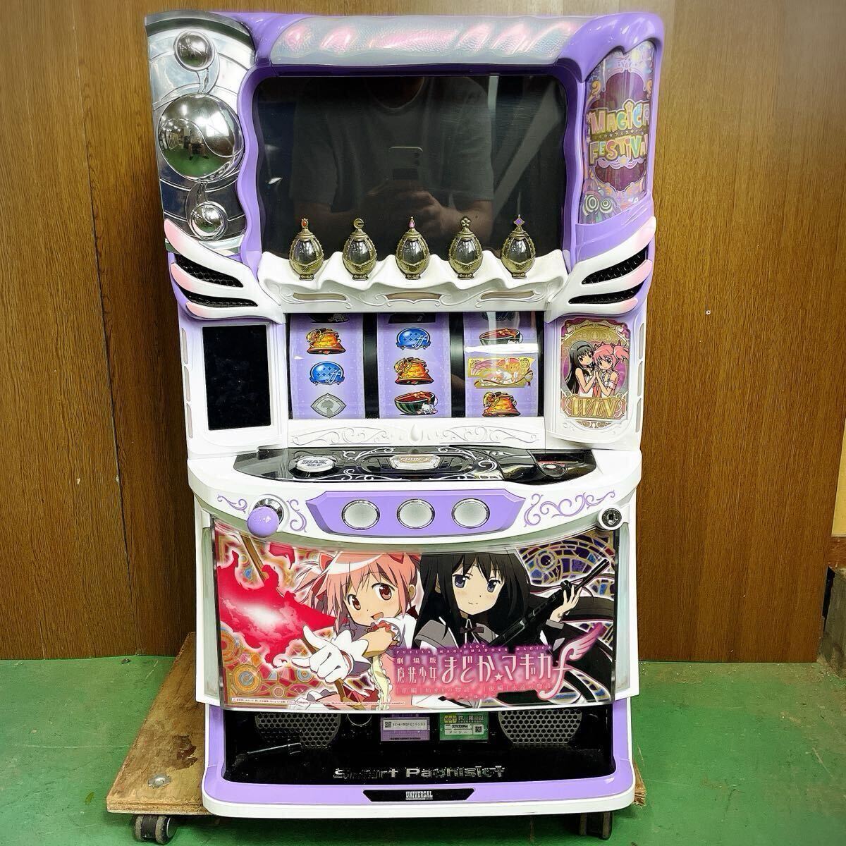名機】爆釣 バクチョウ 4号機 パチスロ 正常動作品 メーシー アルゼ