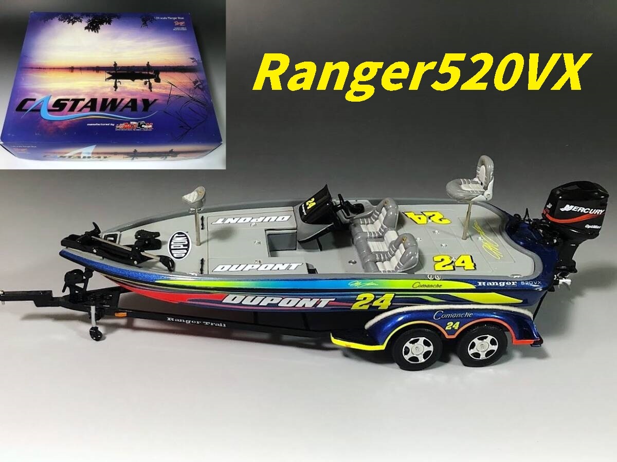 バスボート レンジャー520VX ダイキャストモデル 1/24 希少の落札情報